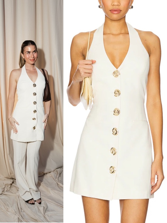 The Wolf Gang Dresses & Skirts - The Wolf Gang Irida Vest Dress in Ivory Size